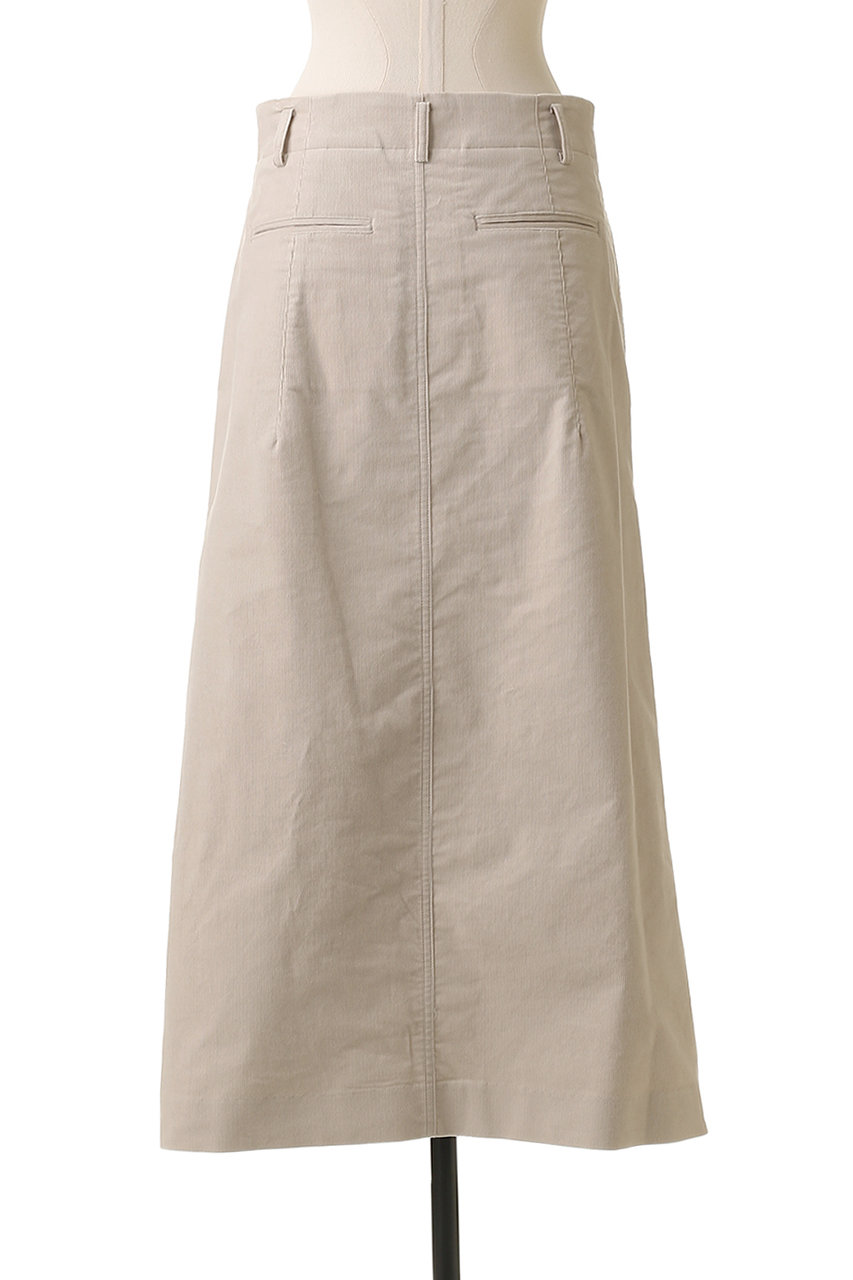 BLAMINK(ブラミンク)｜コーデュロイバックポケットスカート/ナチュラル