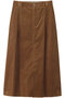 コーデュロイバックポケットスカート ブラミンク/BLAMINK ミッドブラウン