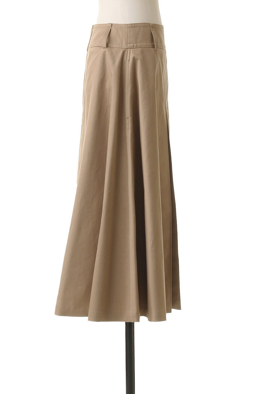 BLAMINK(ブラミンク)｜ボックスプリーツスカート/ベージュ の通販