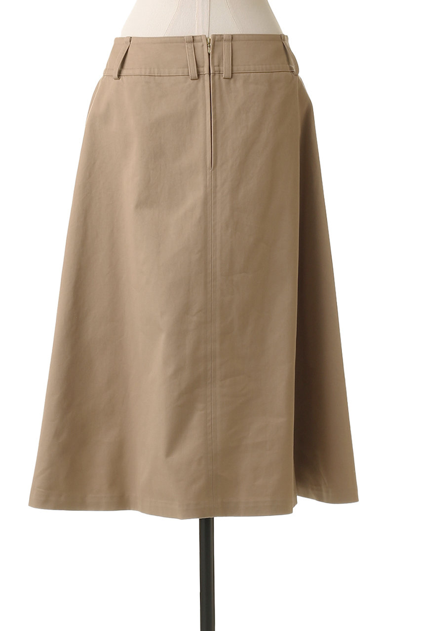 BLAMINK(ブラミンク)｜ボックスプリーツスカート/ベージュ の通販