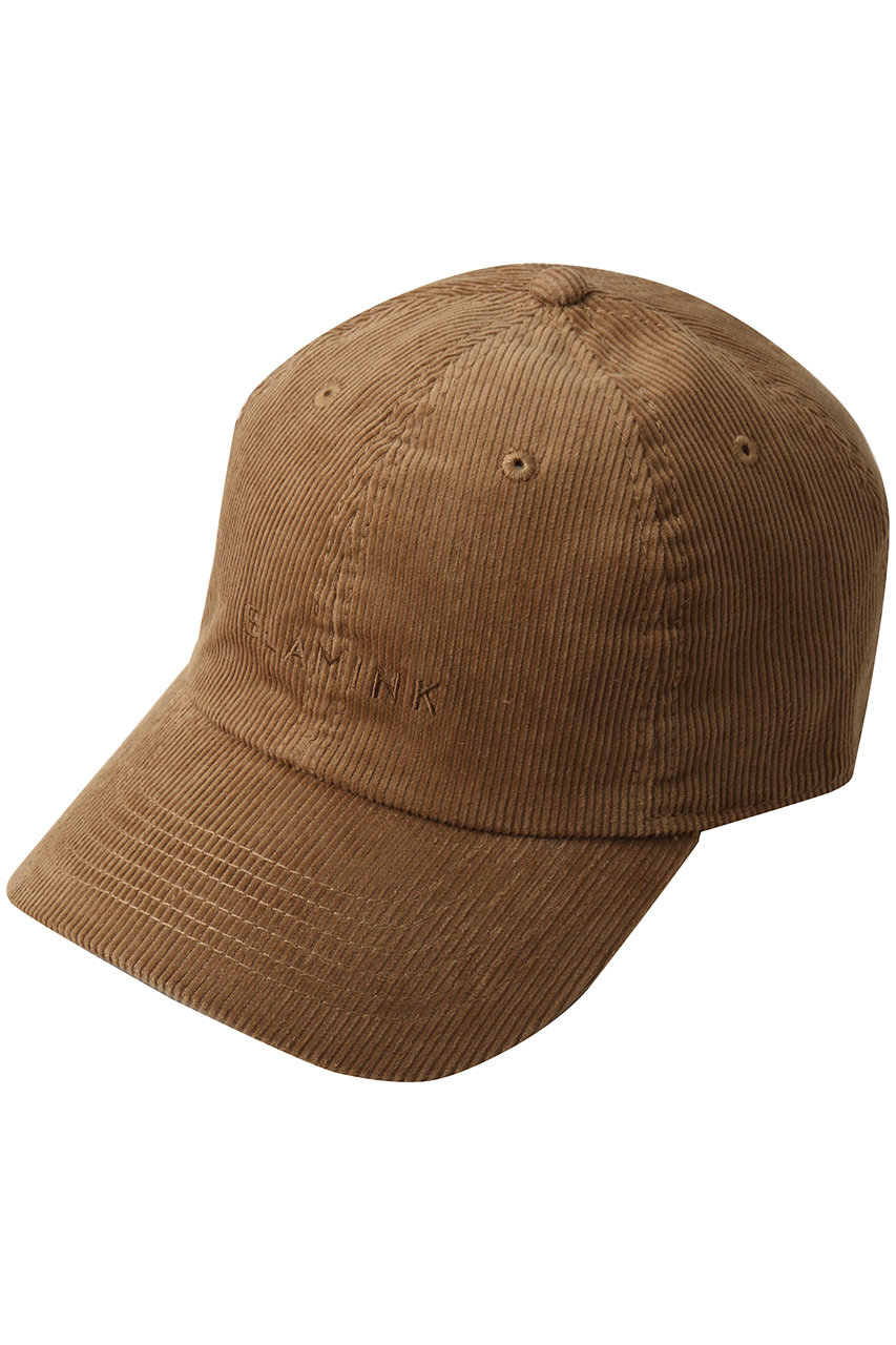 コーデュロイロゴキャップ