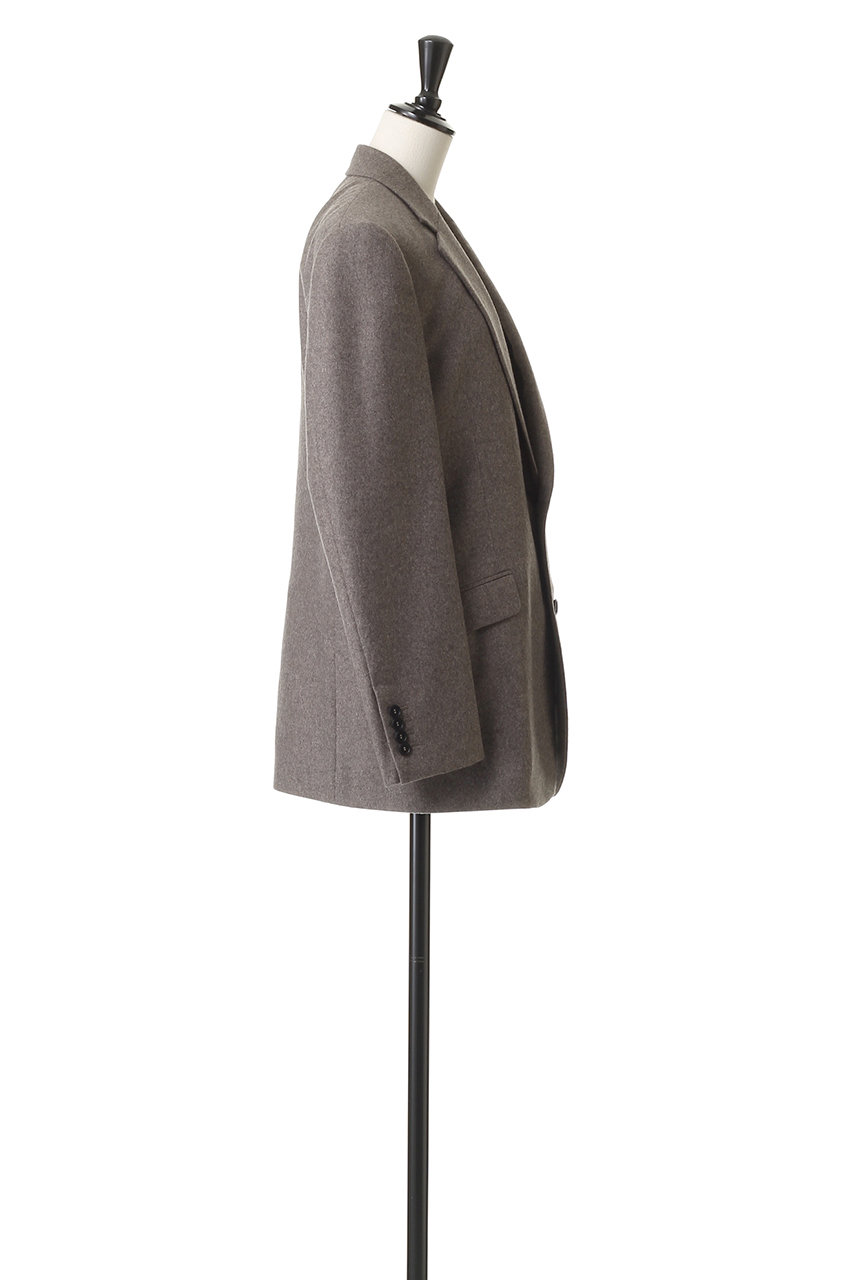 BLAMINK(ブラミンク)｜テーラード2ボタンジャケット/ミッドグレー の