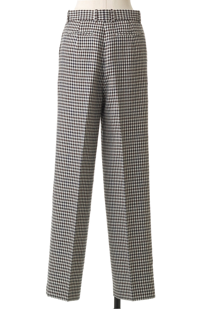 BLAMINK(ブラミンク)｜チェックストレートパンツ/ブラック の通販