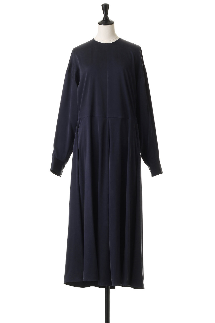 BLAMINK(ブラミンク)｜ロングスリーブドレス/ネイビー の通販