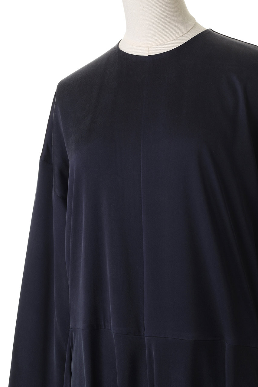 BLAMINK(ブラミンク)｜ロングスリーブドレス/ネイビー の通販