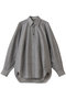パフスリーブレギュラーカラーシャツ ブラミンク/BLAMINK ミッドグレー