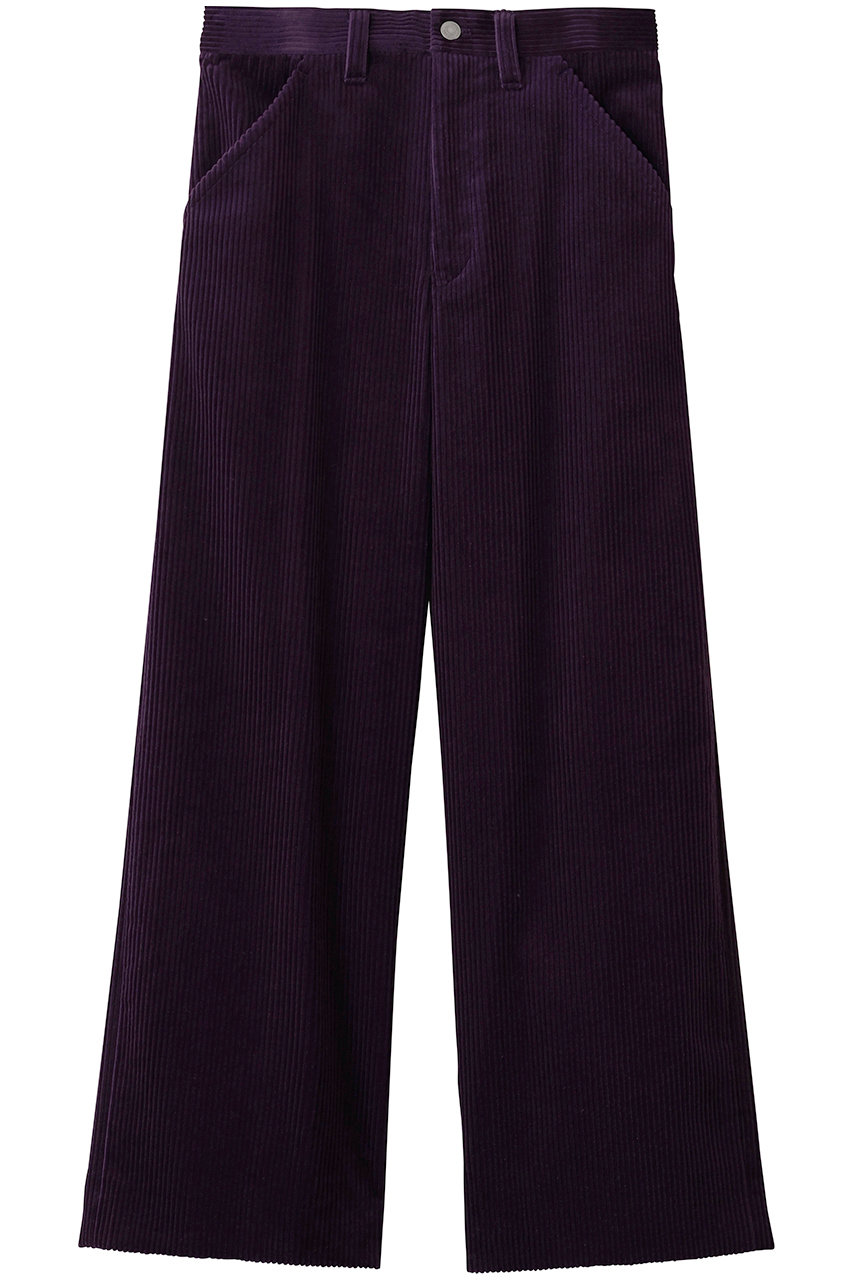 BLAMINK コーデュロイパンツ (パープル, 38) ブラミンク ELLE SHOP