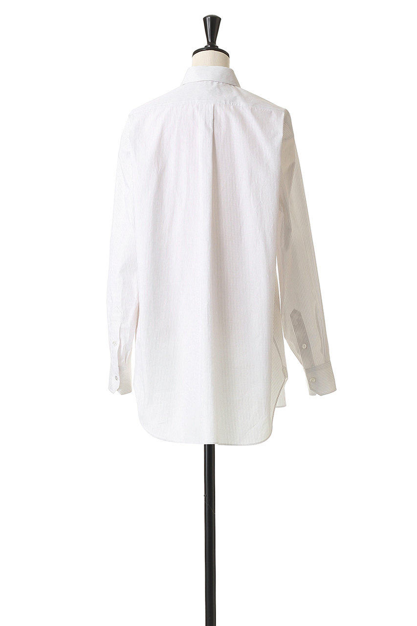 BLAMINK / ブラミンク | コットン ストライプ ロングシャツ | 36