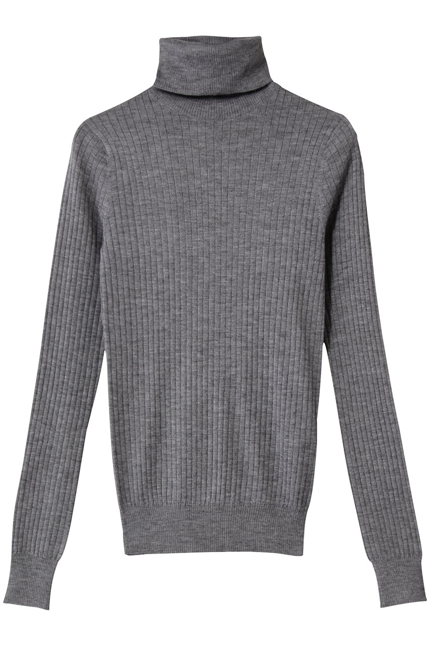 BLAMINK ウールカシミヤ 5Gタートルネックニット