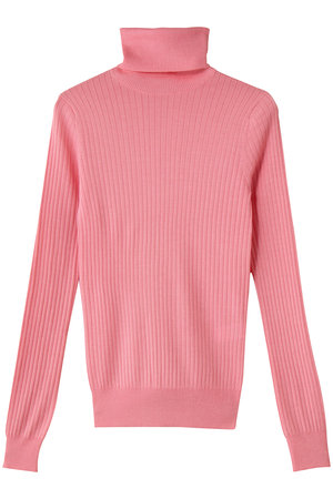 ブラミンク/BLAMINKのカシミヤシルクリブタートルネックニット(110300/110301)