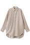 【BLMK】ウールカシミヤレギュラーカラーシャツ ブラミンク/BLAMINK ベージュ