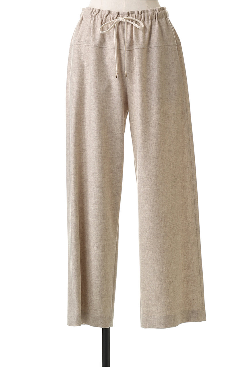 ブラミンク BLAMINK ニットパンツ BLAMINK(ブラミンク)｜【BLMK】ウールカシミヤドロストパンツ/ベージュ