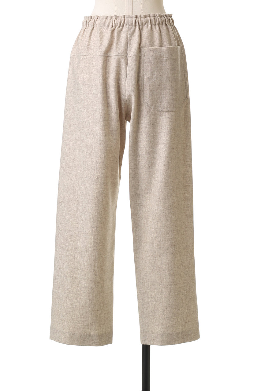 BLAMINK(ブラミンク)｜【BLMK】ウールカシミヤドロストパンツ/ベージュ