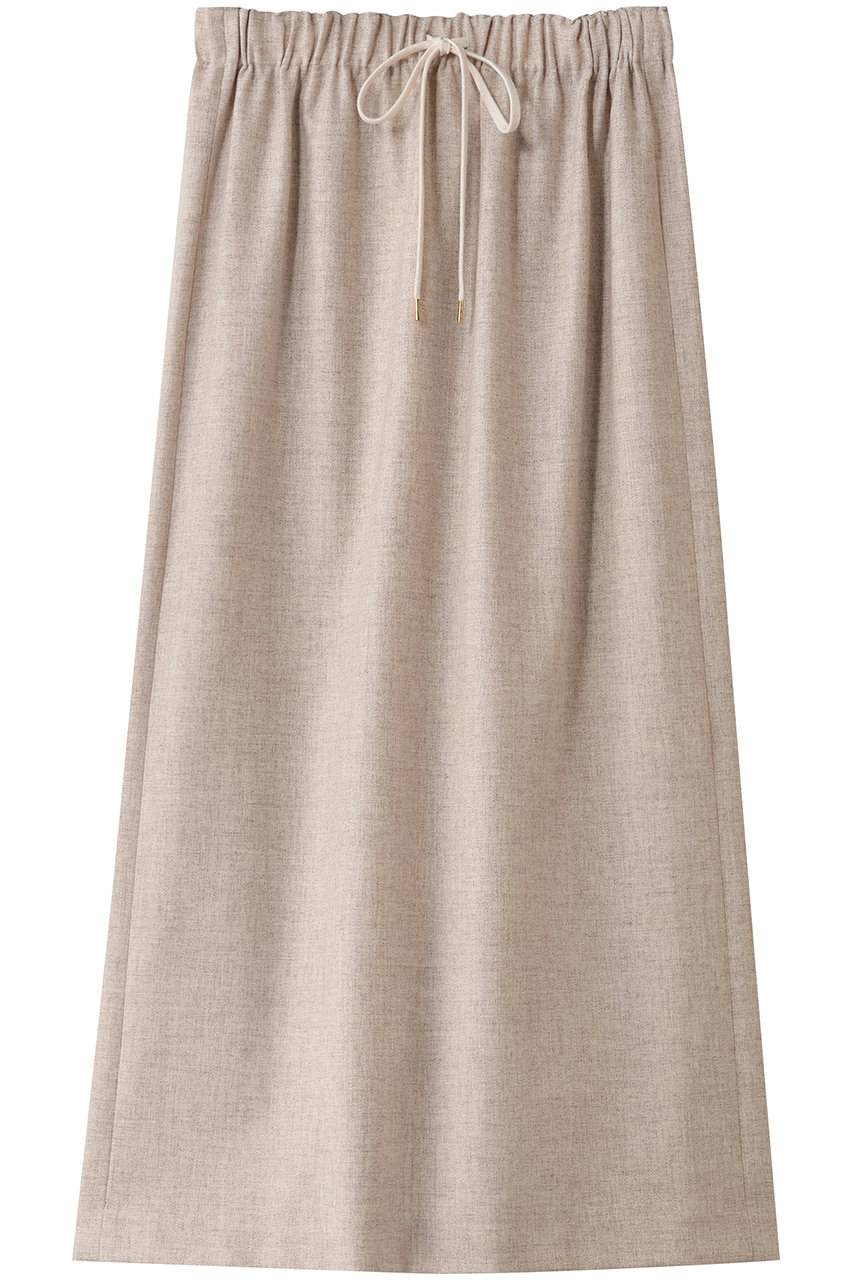 BLAMINK 【BLMK】ウールカシミヤタイトスカート (ベージュ, 38) ブラミンク ELLE SHOP