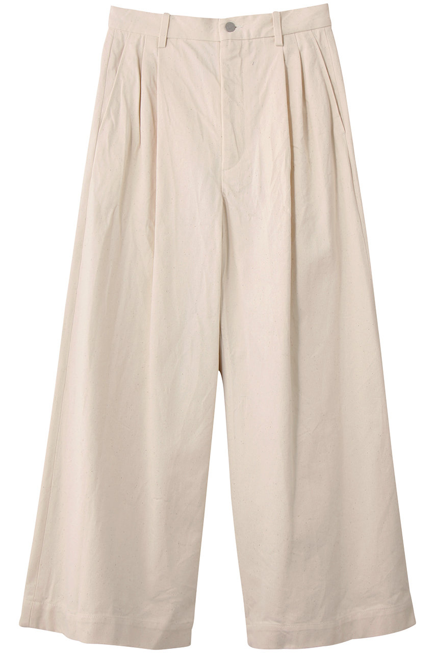 BLAMINK 【BLMK】デニムバギーパンツ (オフホワイト, 36) ブラミンク ELLE SHOP