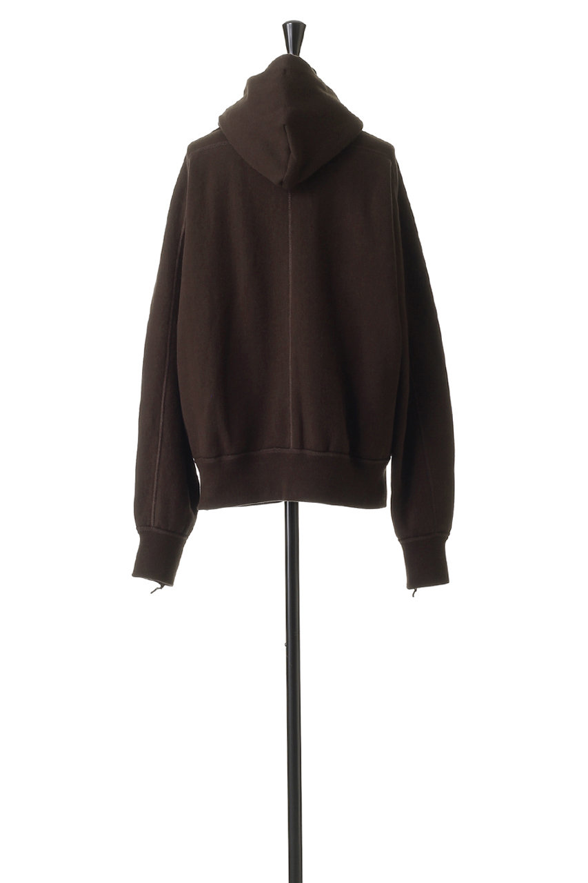 BLAMINK(ブラミンク)｜【BLMK】吊り裏毛ジップパーカー/ホワイト の