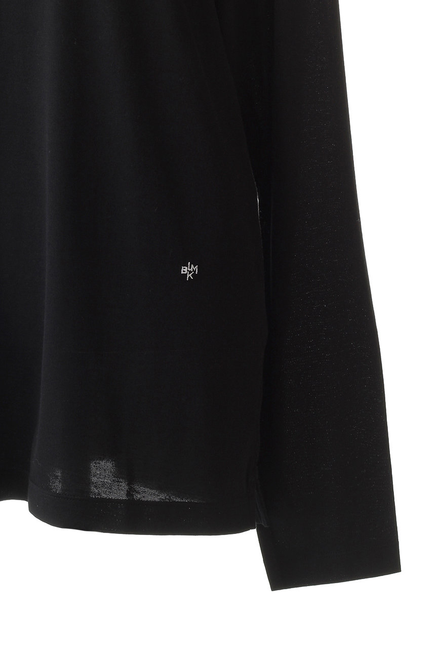 BLAMINK リブロングスリーブ　新品未使用 BLAMINK(ブラミンク)｜【BLMK】ロゴロングスリーブ/ホワイト の