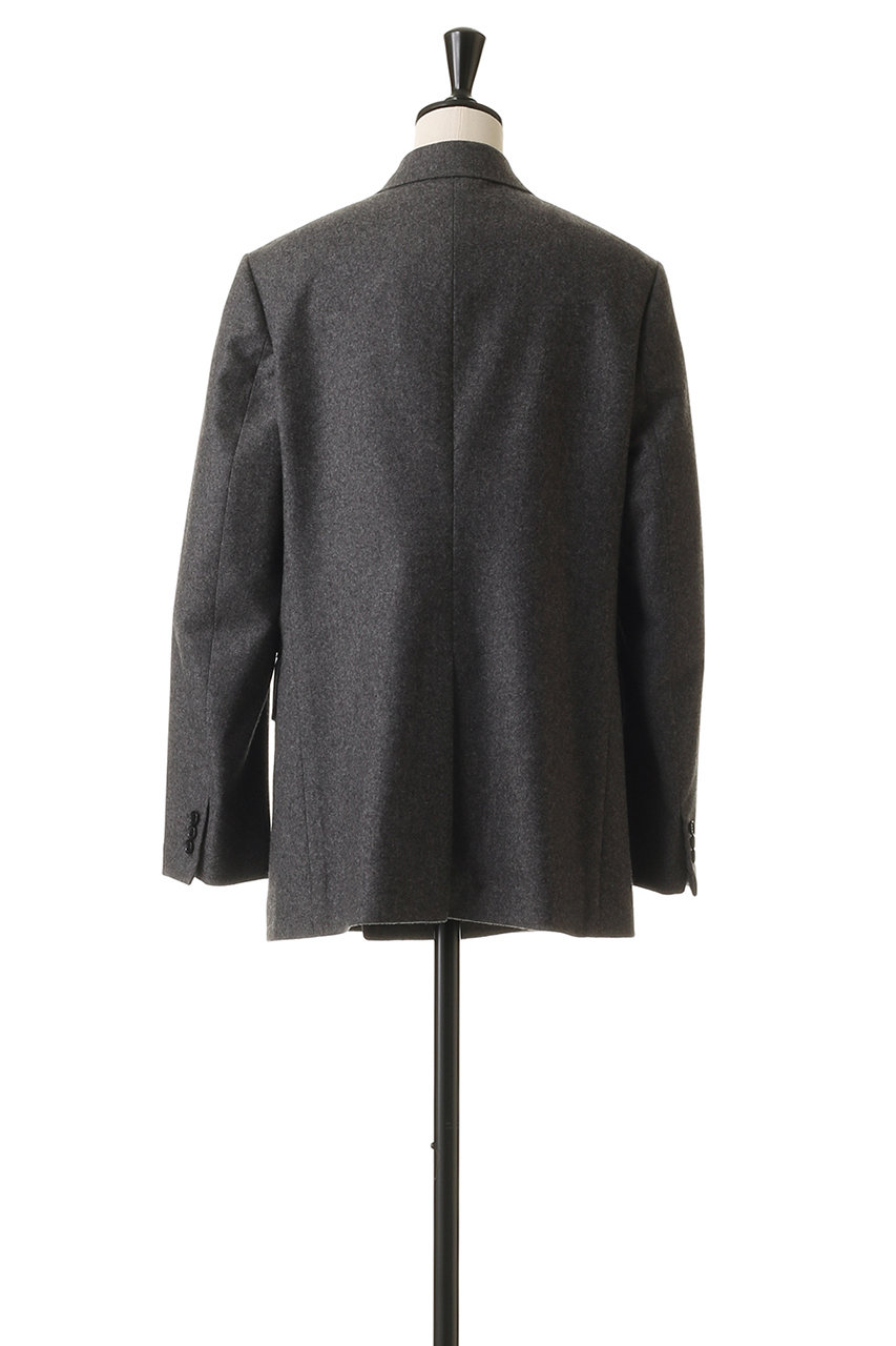 BLAMINK(ブラミンク)｜シングルテーラードジャケット/ミッドグレー の