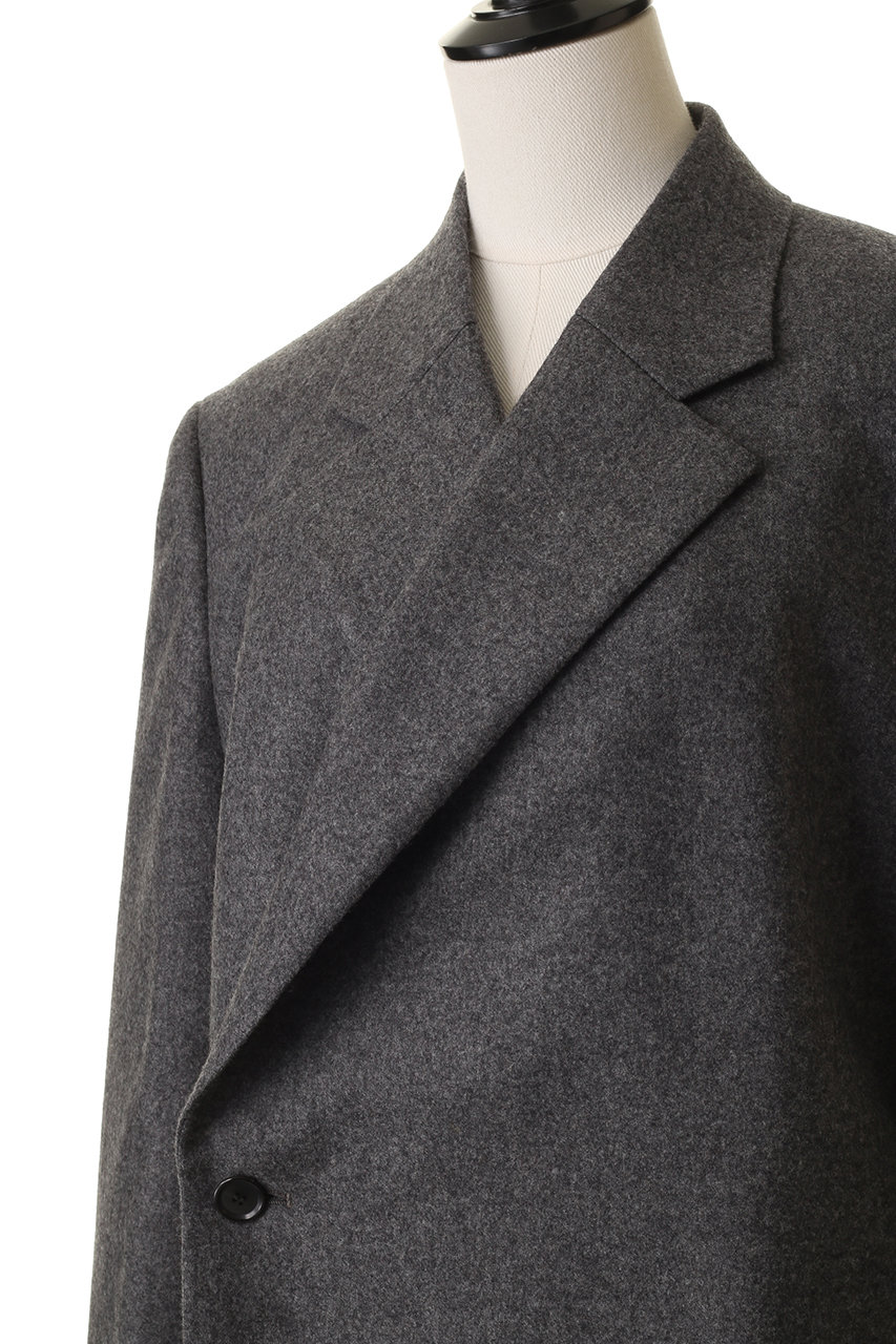 BLAMINK(ブラミンク)｜シングルテーラードジャケット/ミッドグレー の