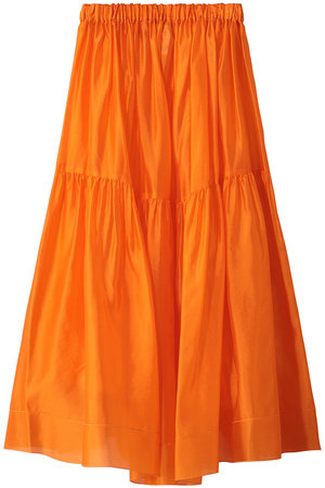 ブラミンク/BLAMINKのシルクギャザースカート(110700/110702)