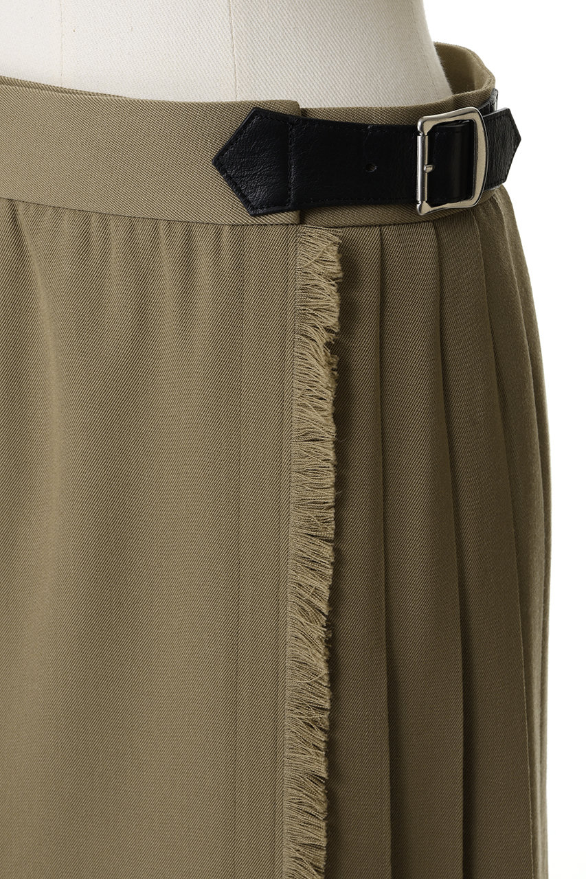 BLAMINK(ブラミンク)｜プリーツスカート/ブラック の通販｜ELLESHOP