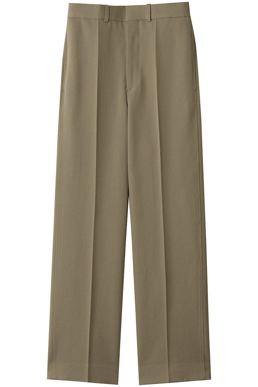 BLAMINK バックポケットストレートパンツ (ベージュ, 38) ブラミンク ELLE SHOP