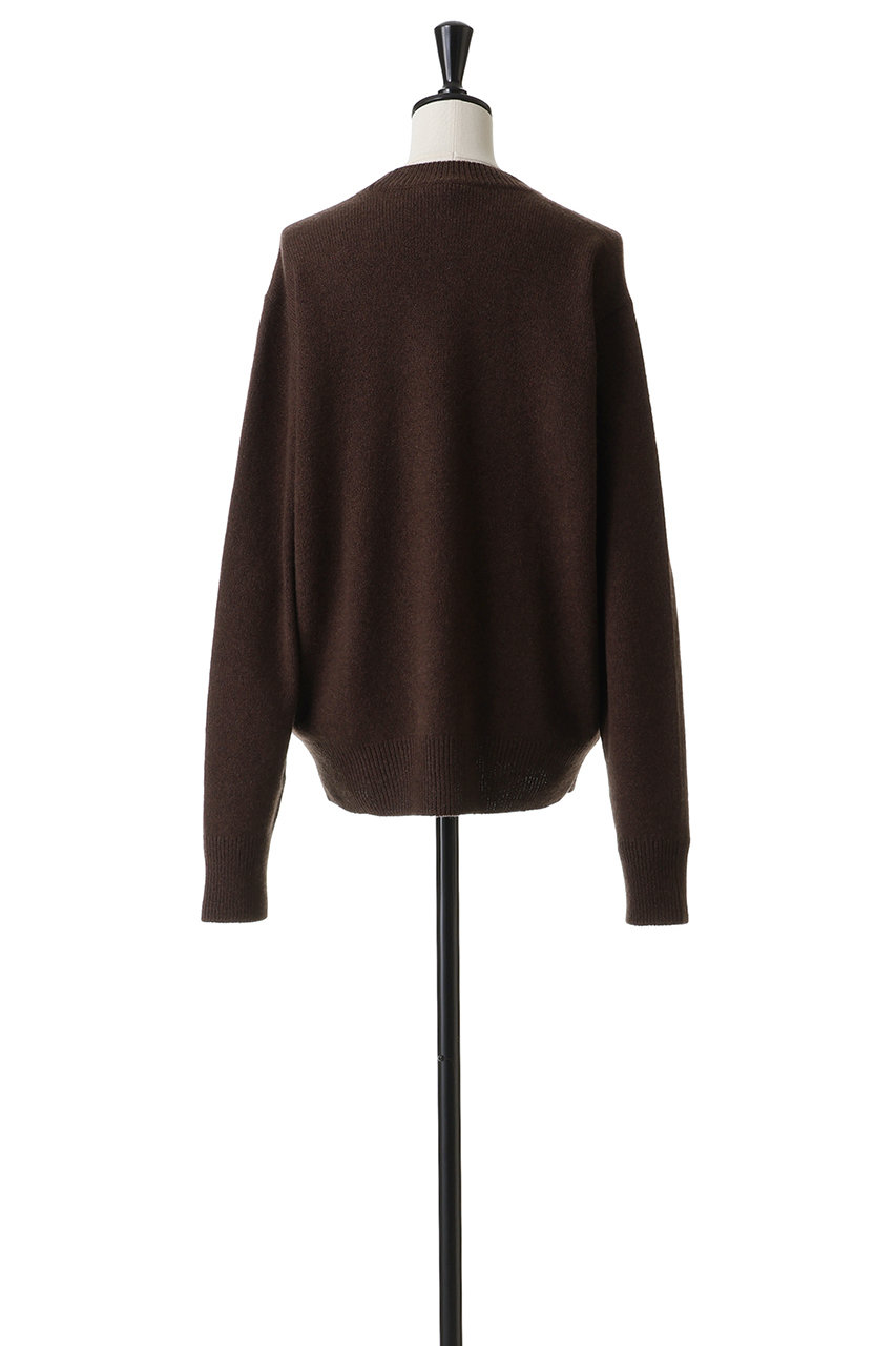 BLAMINK(ブラミンク)｜7Gクルーネックニット/ナチュラル の通販