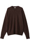 7Gクルーネックニット ブラミンク/BLAMINK ダークブラウン