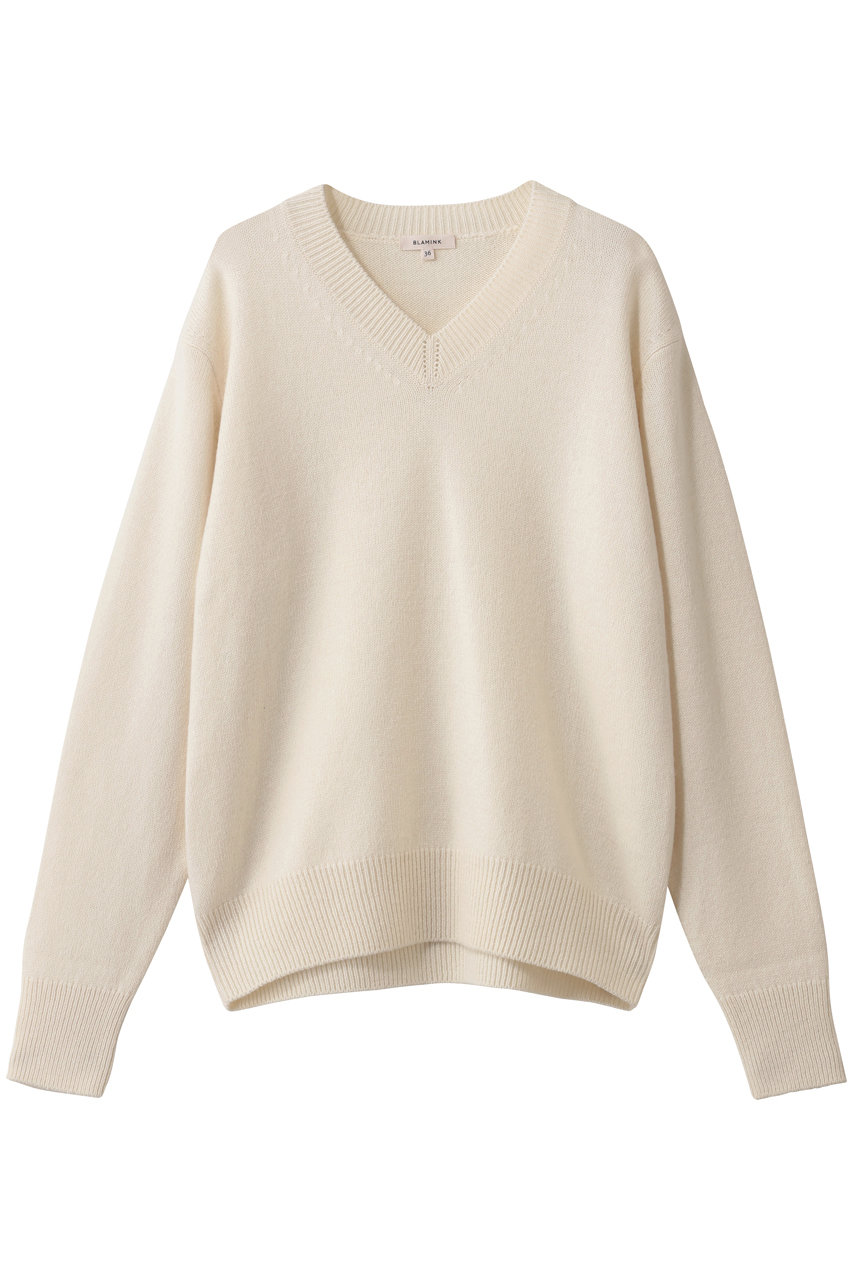 BLAMINK ブラミンク ニットベストプルオーバー ワンピース カシミヤ BLAMINK ブラミンク ニットベストプルオーバー ワンピース カシミヤ