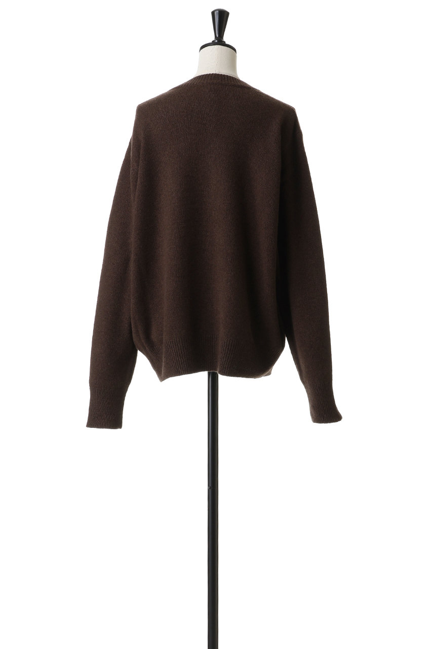 BLAMINK(ブラミンク)｜7GVネックニット/ナチュラル の通販｜ELLESHOP