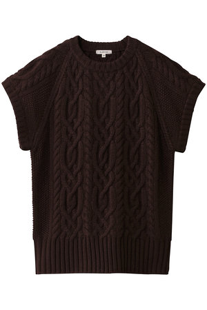 ブラミンク/BLAMINKのハンドケーブルニットベスト(110300/110301)