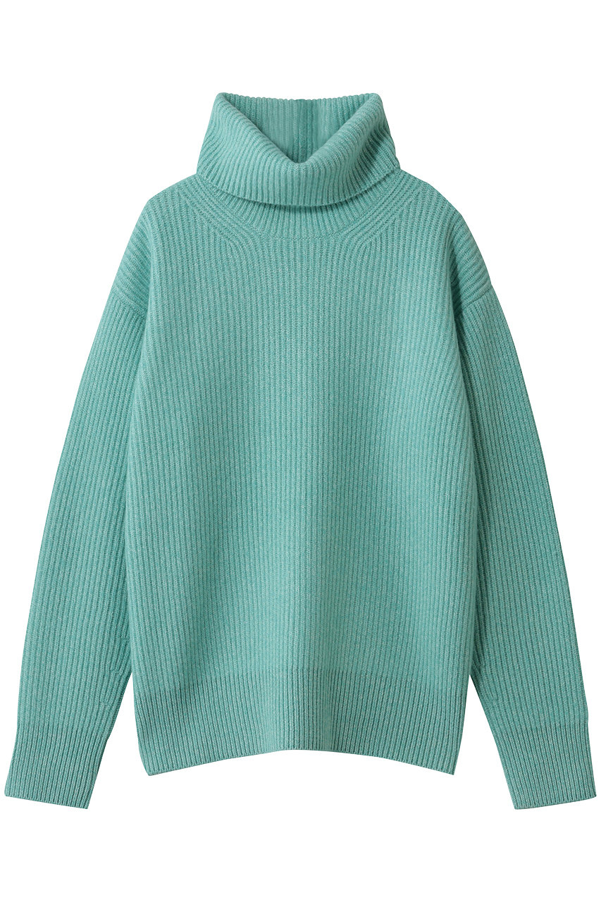 ブラミンク/BLAMINKのカシミヤウールタートルネックニット(ライトブルー/7913-1-000001)