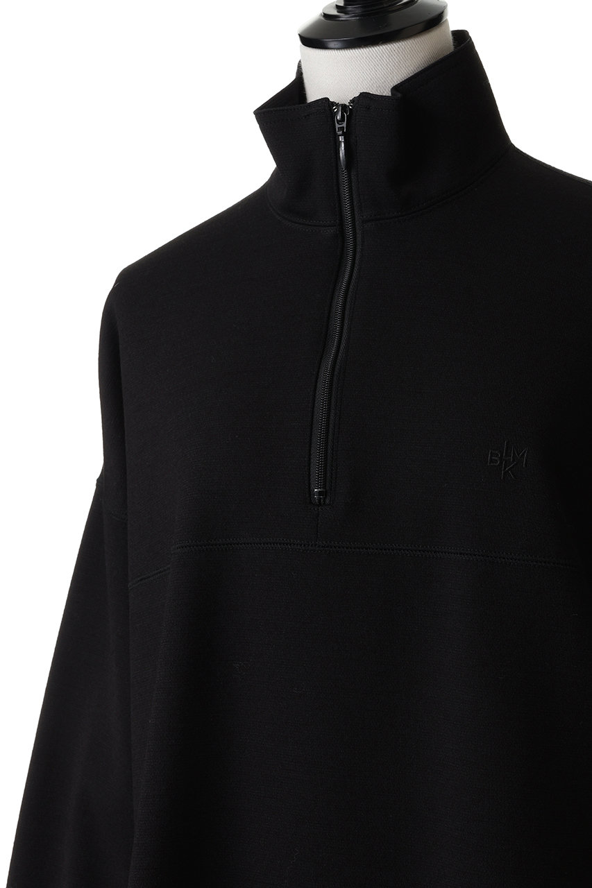 BLAMINK(ブラミンク)｜【BLMK】 ハーフジップロングスリーブ/ブラック