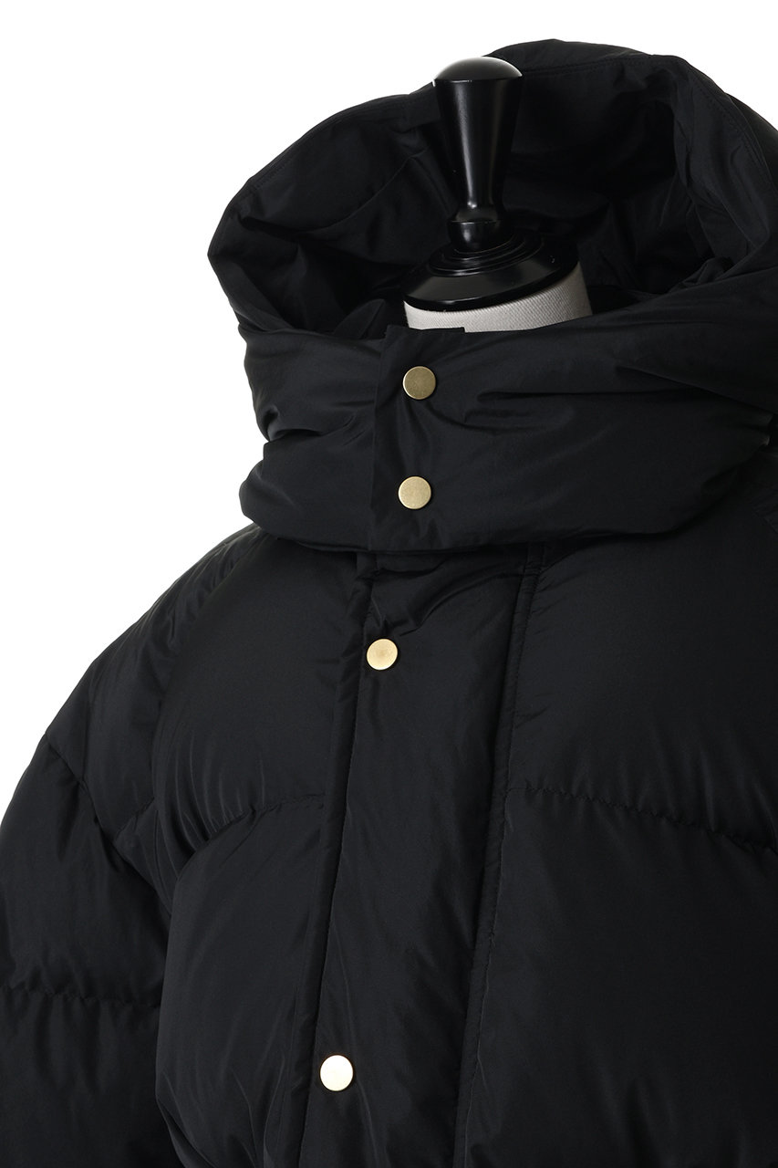 BLAMINK(ブラミンク)｜フードダウンジャケット/ブラック の通販