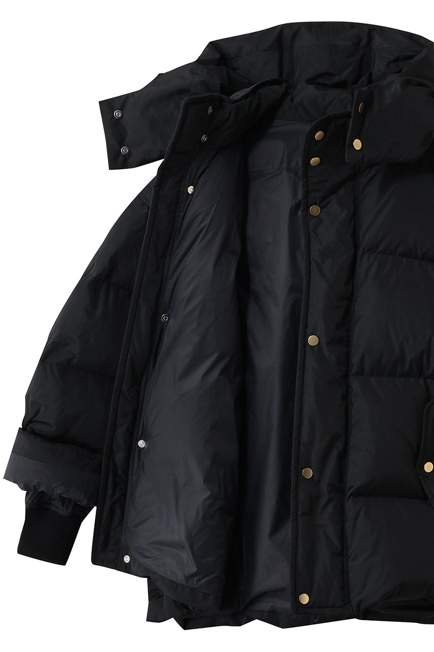 BLAMINK(ブラミンク)｜フードダウンジャケット/ブラック の通販