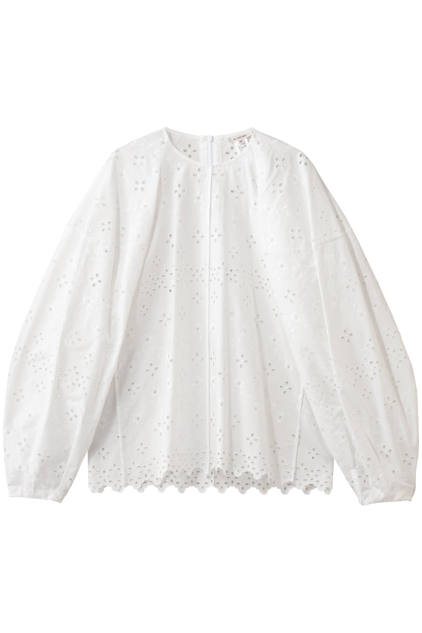 ブラミンク/BLAMINKのエンブロイダリーボリュームスリーブブラウス(ホワイト/7921-2-000012)