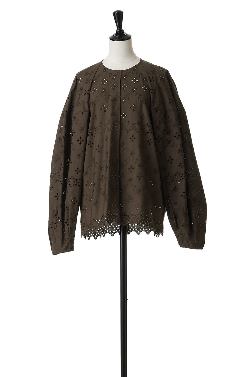 BLAMINK(ブラミンク)｜エンブロイダリーボリュームスリーブブラウス