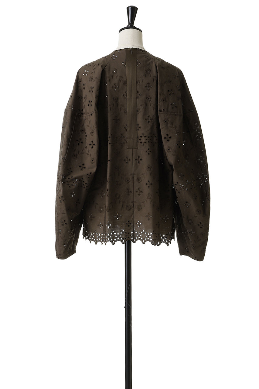 BLAMINK(ブラミンク)｜エンブロイダリーボリュームスリーブブラウス