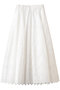 エンブロイダリーゴアードスカート ブラミンク/BLAMINK ホワイト