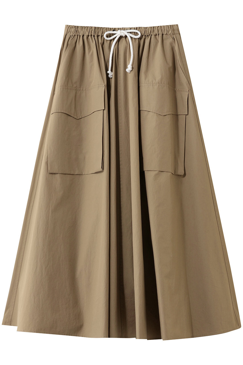 ブラミンク/BLAMINKのフロントポケットギャザースカート(ベージュ/7924-2-000014)