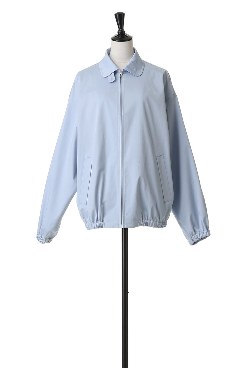 美品 BLAMINK ブラミンク スタンドカラーシャツ コットン ブルー 38 BLAMINK ブラミンク ノーカラーシルク ブラウスシャツ 7921-230-0187