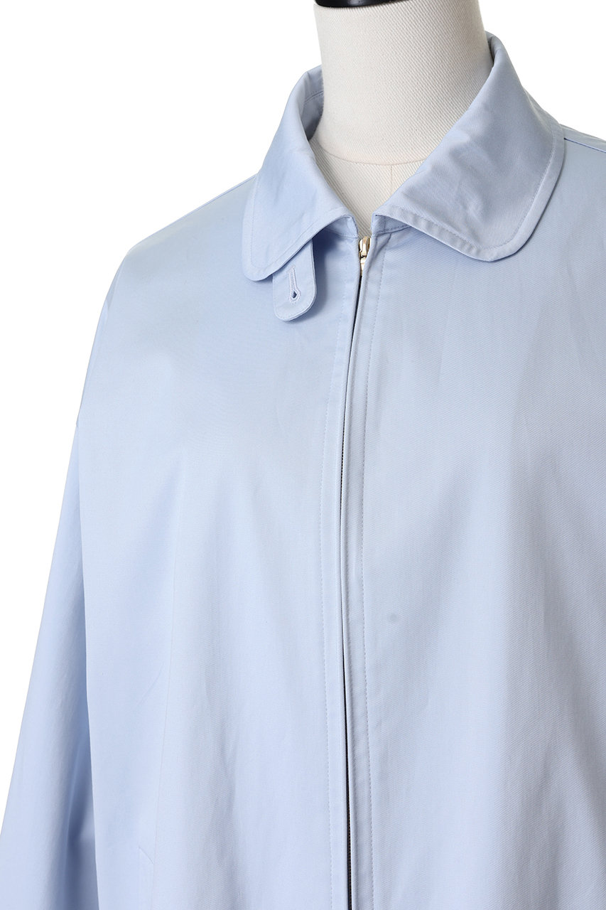 BLAMINK(ブラミンク)｜コットンジップブルゾン/ライトブルー の通販