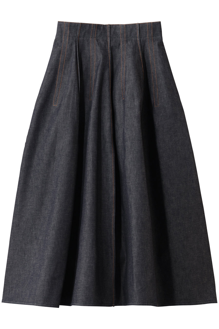 blamink スカート　36 BLAMINK(ブラミンク)｜デニムゴアードスカート/ネイビー の通販