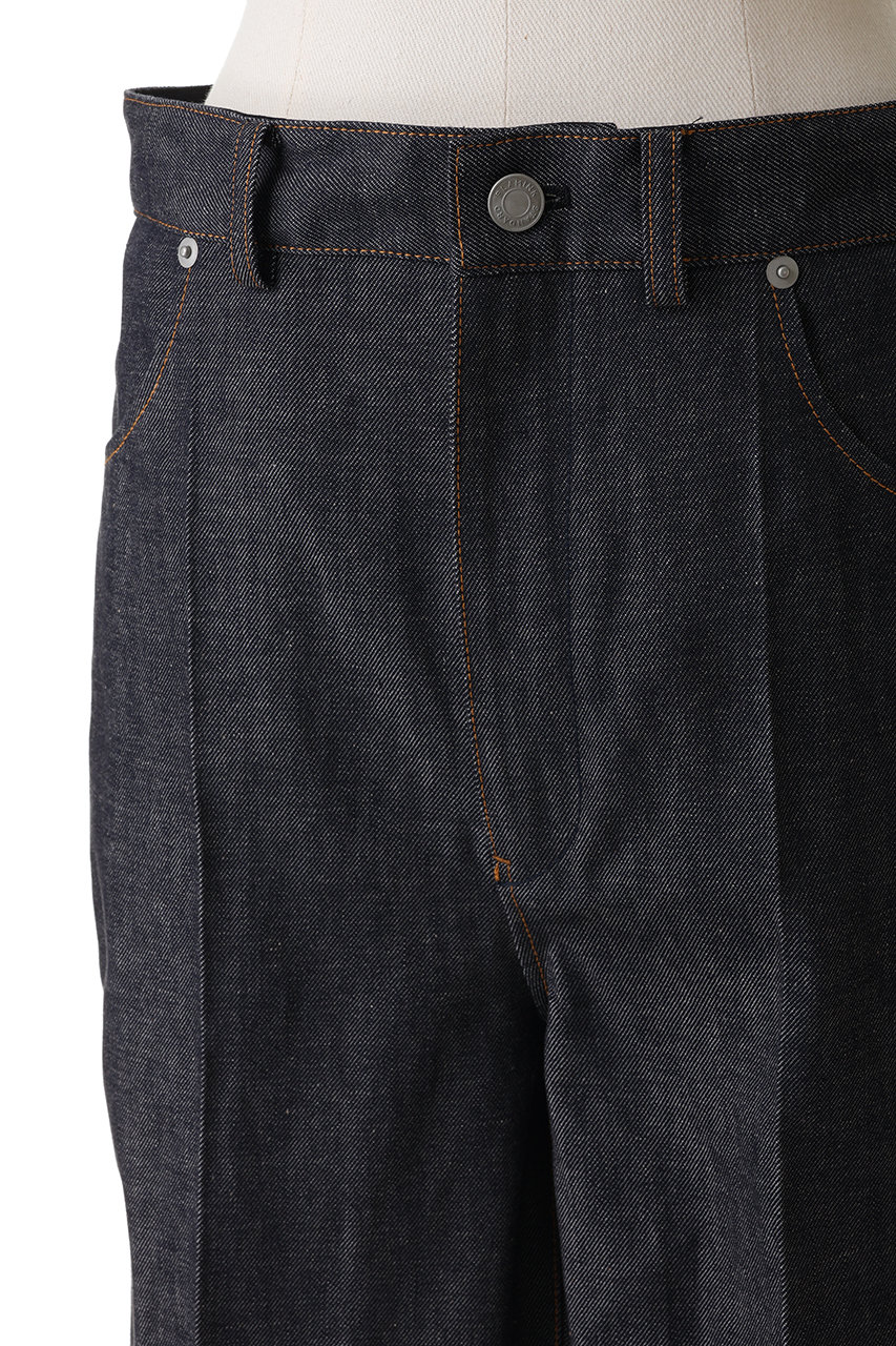 BLAMINK(ブラミンク)｜デニムストレートパンツ/ネイビー の通販