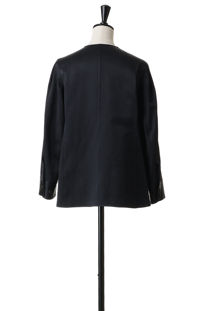 BLAMINK(ブラミンク)｜クルーネックロングスリーブブラウス/オフ