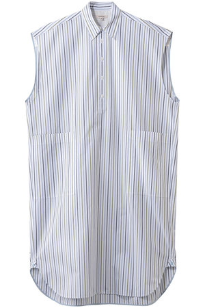 ブラミンク/BLAMINKのストライプノースリーブシャツワンピース(110500/110502)