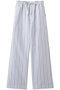 ストライプドロストパンツ ブラミンク/BLAMINK ホワイト