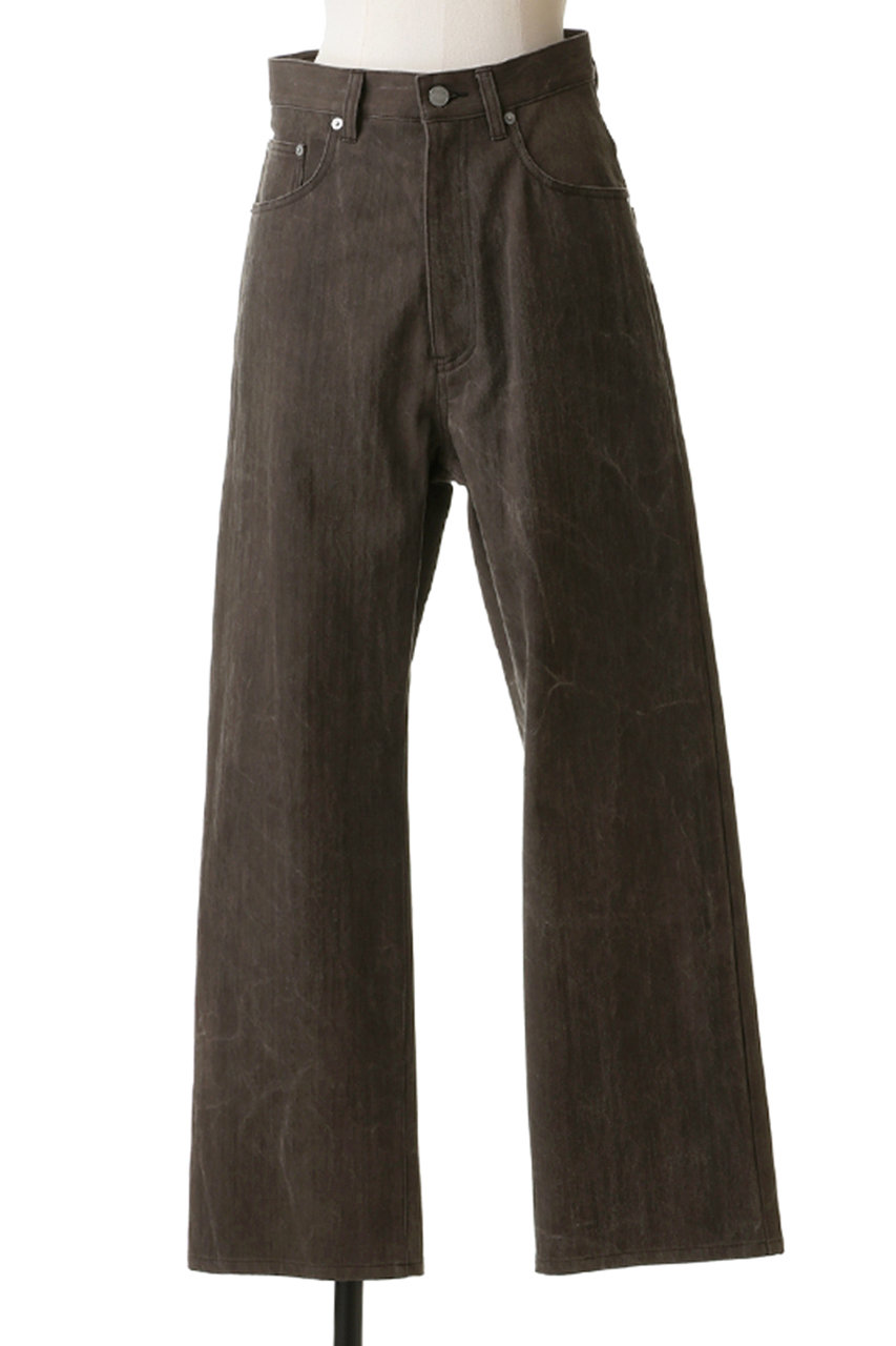 BLAMINK(ブラミンク)｜コットン5ポケットパンツ/ダークブラウン の通販