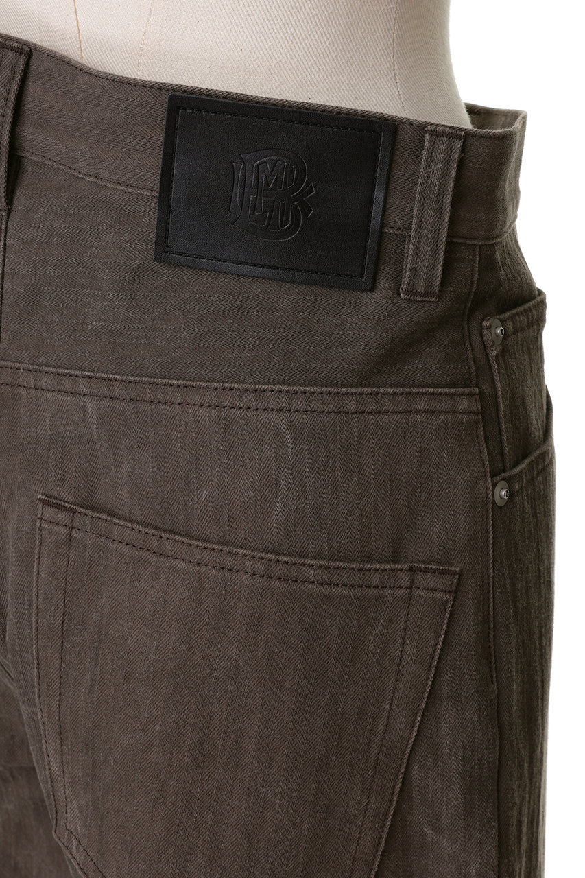 BLAMINK(ブラミンク)｜コットン5ポケットパンツ/ダークブラウン の通販