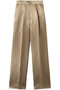 バックギャザーストレートパンツ ブラミンク/BLAMINK ベージュ